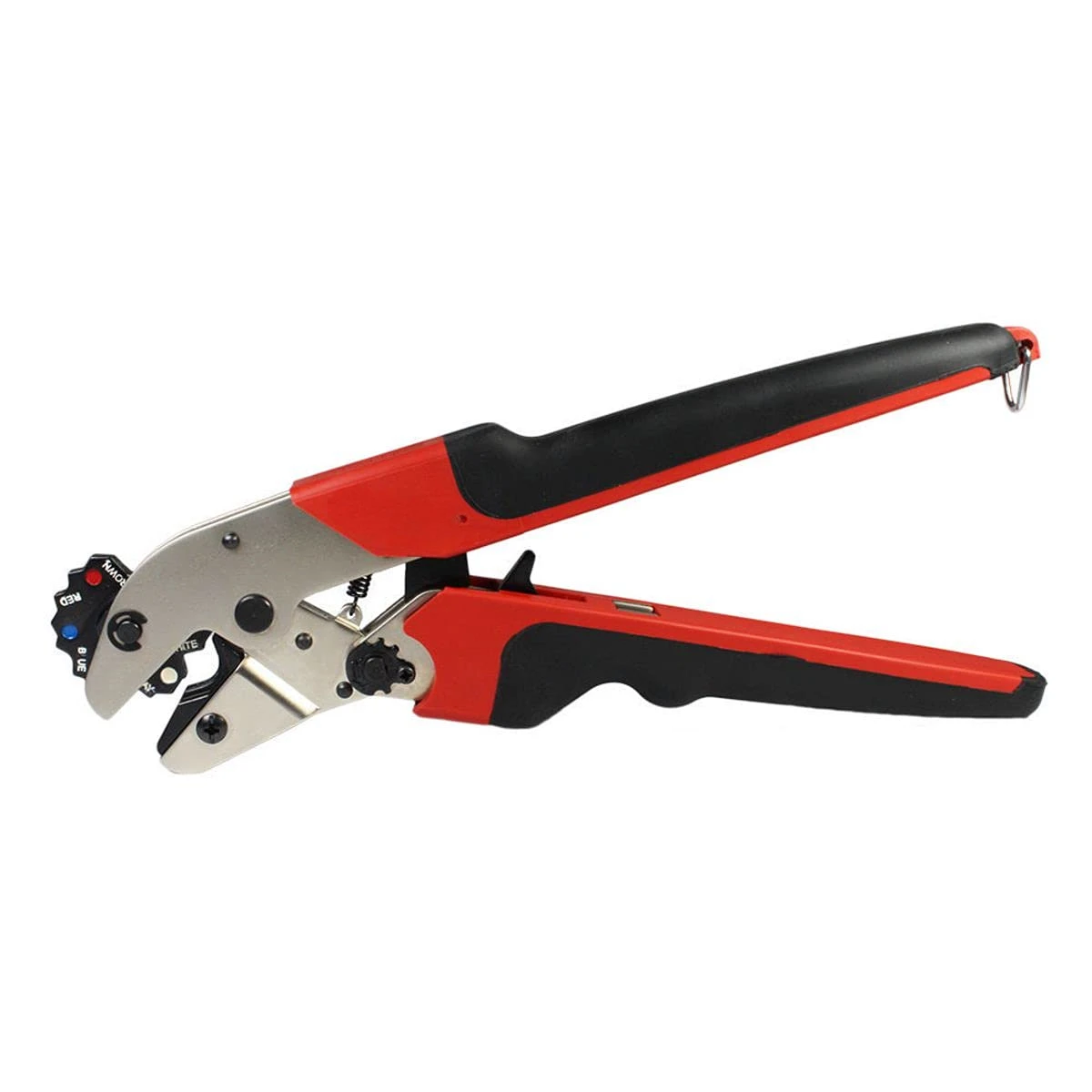 High Strength Steel Ergonomic Ratchet Full Cycle Hand Tool, for #12 - #2 AWG Stranded, Solid, and Flex, 1.3 lb Weight.