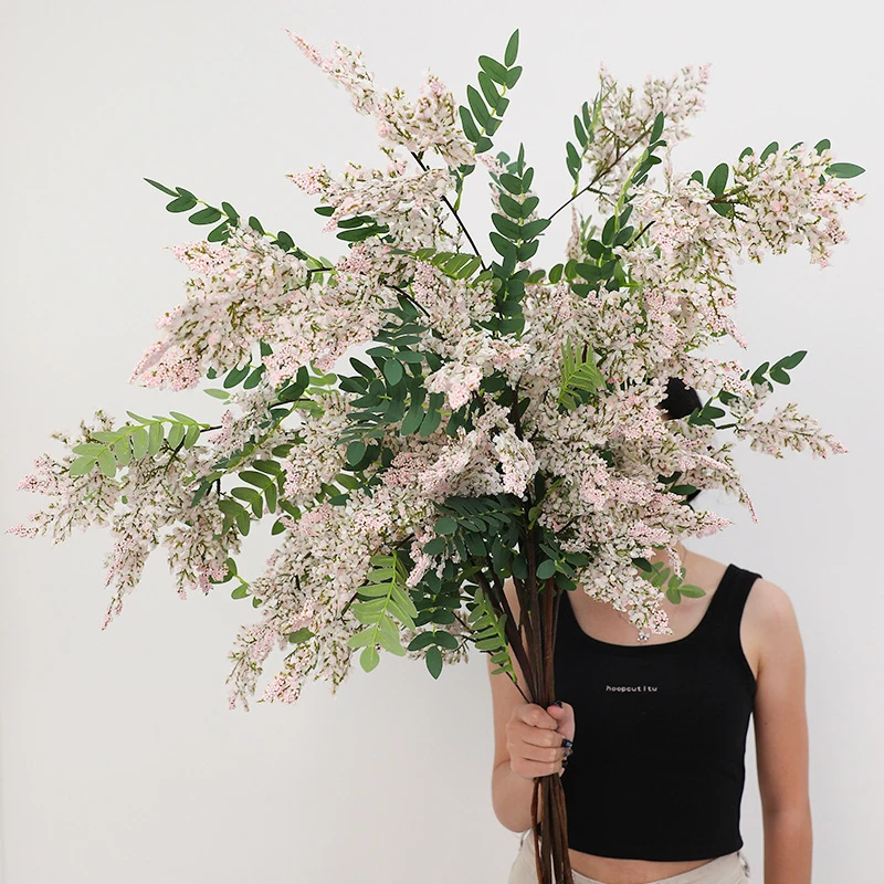 

Realistic locust flower artificial flower, faux flower with a high-end feel, light luxury home decor, locust flower ornament for