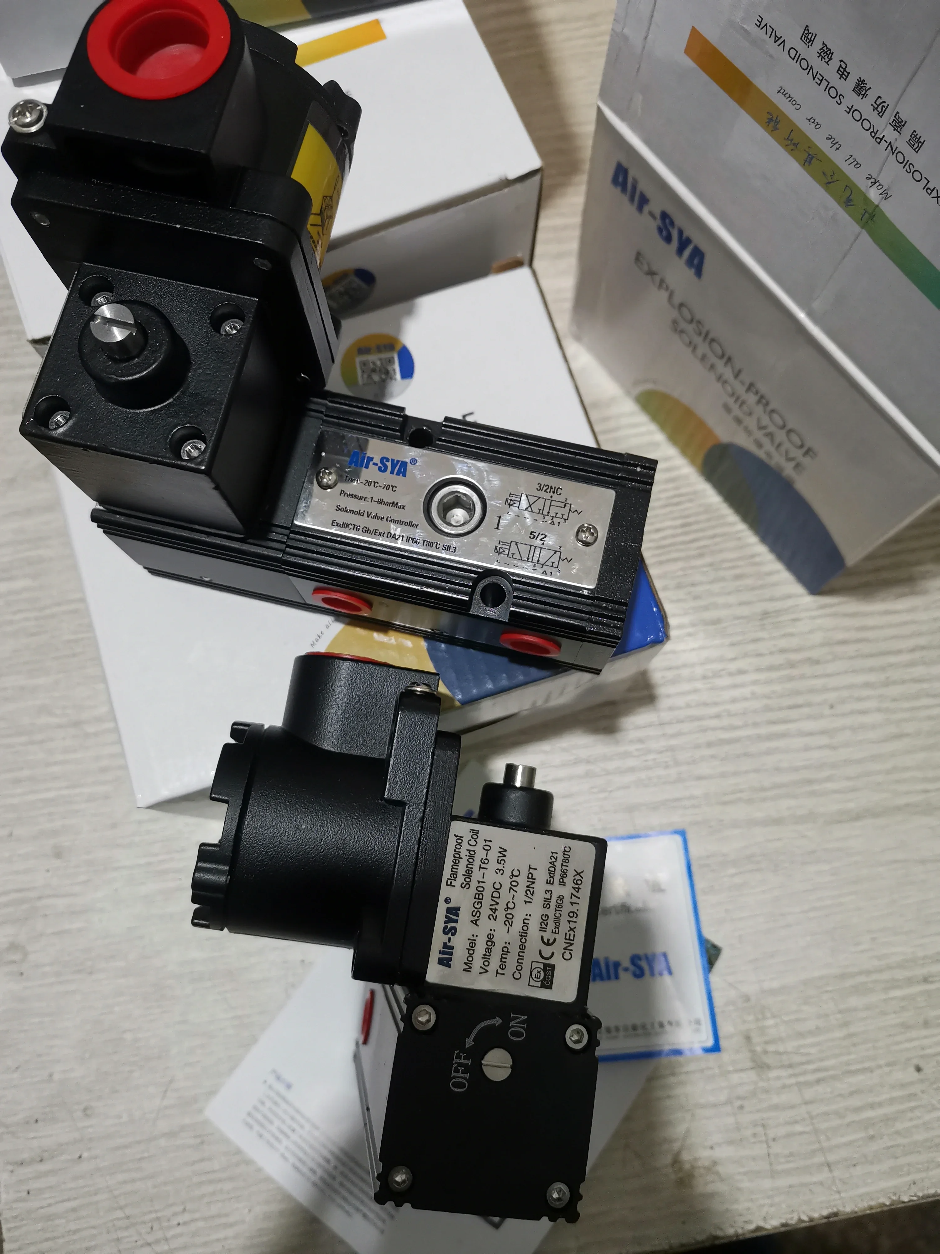 Air-SYA explosion-proof CT6 explosion-proof solenoid valve ASGB01-T6-01 II2G SIL3