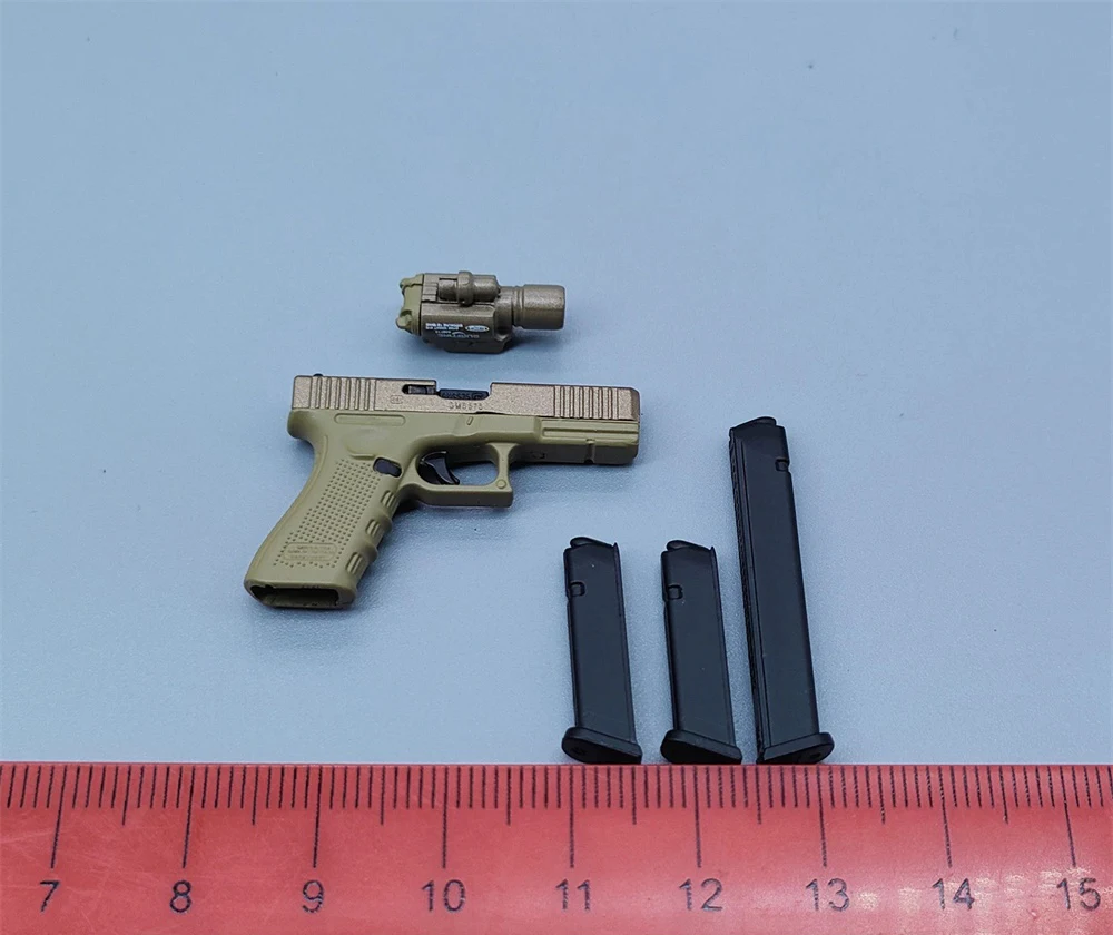 1/6 Russian Male Action Figure Secondary G17 Weapons Holster Bag Medals PVC Material For 12