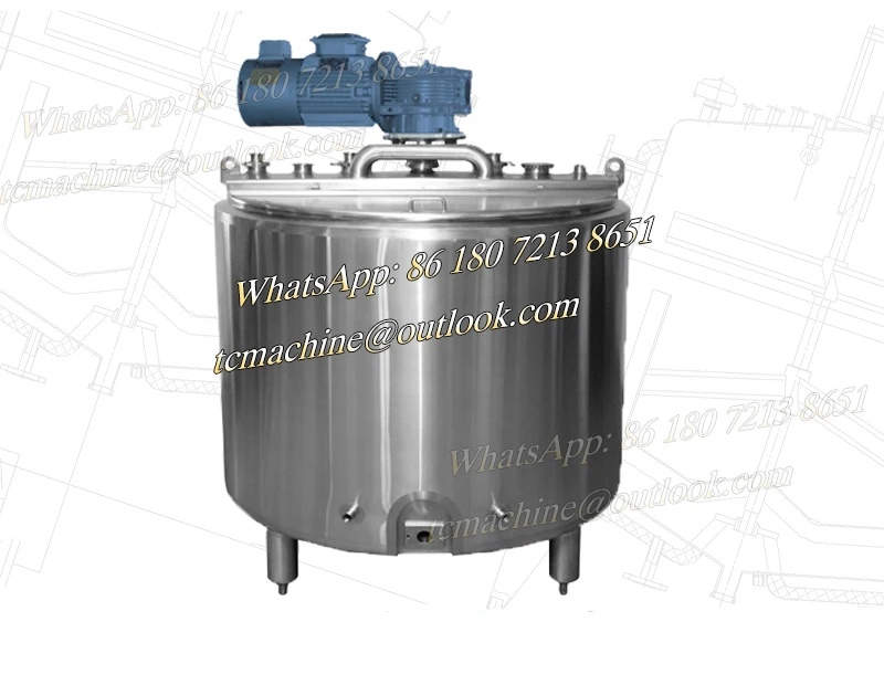 

500L Electric Heating Pasteurization tank Milk Yogurt Batch Pasteurizer