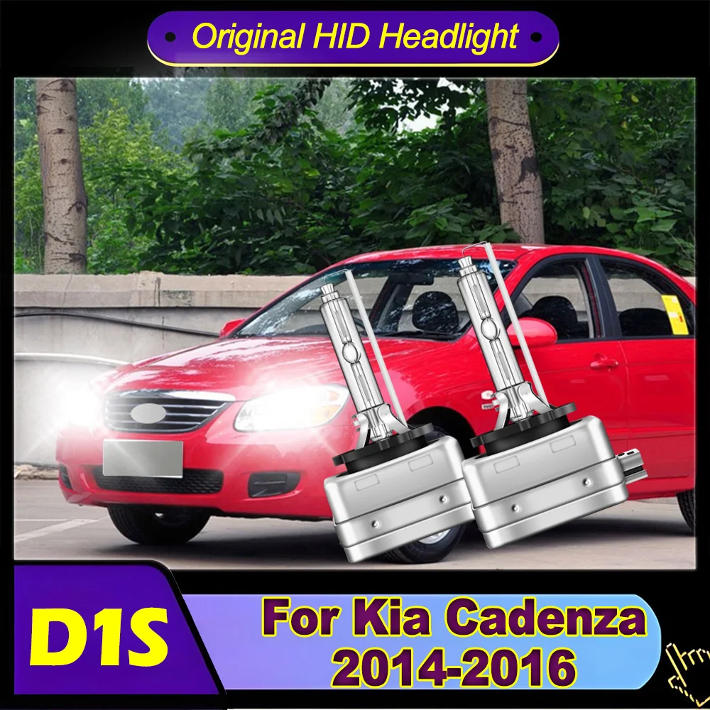 

2 шт. D1S ксеноновые фары 6000K супер яркие оригинальные HID фары ближнего света для Kia Cadenza 2014 2015 2016 Plug and Play