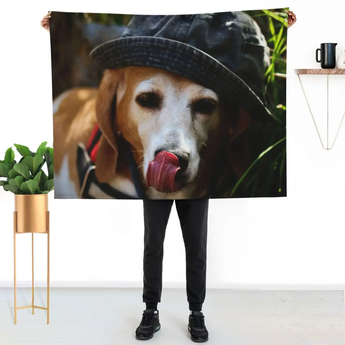 

beagle Throw Blanket Portable Lightweight Blanket for Travel Camping