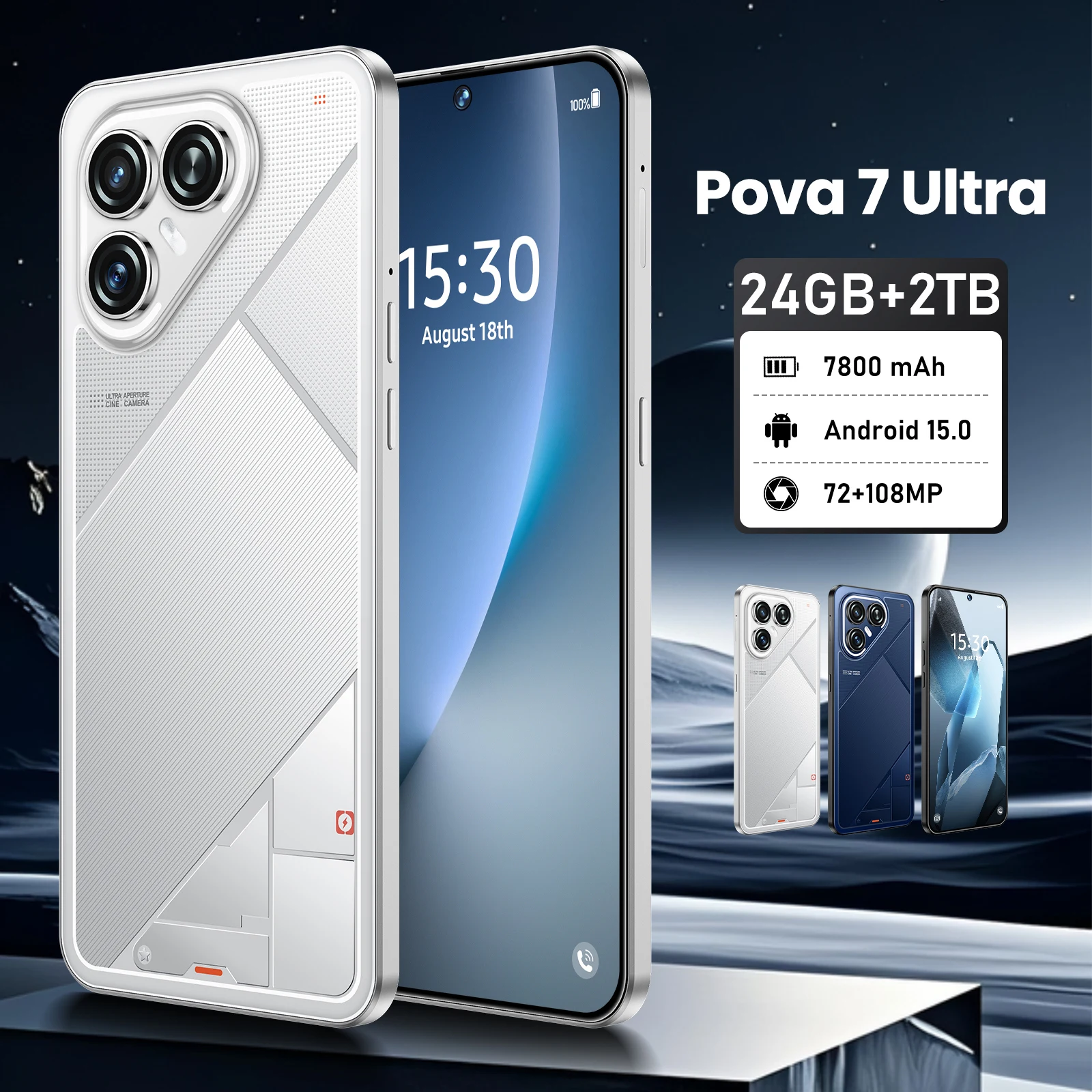 

2026 NEW HOT Silicone Case For Pova 7 Ultra 7.3 Inch 5G Accessories Smartphone Shockproof Cover High Quality Global Edition