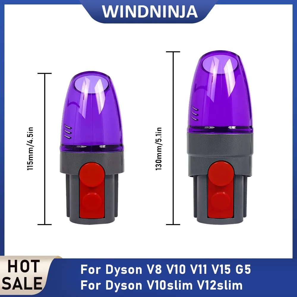 Aufbewahrungstasche Vakuum-Kompressions-Saugkopf-Teile für Dyson V8 V10 V11 V15 G5/V10slim V12slim Staubsauger Haifischförmiger Saugkopf