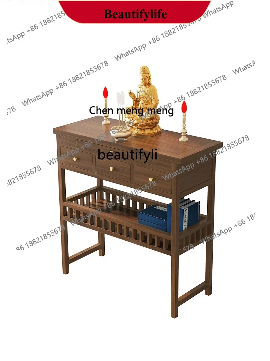 

z183 A16 Solid Wood Altar Altar Worship Table Simple Buddha Shrine Buddha Cabinet Buddha Shrine Altar Cabinet