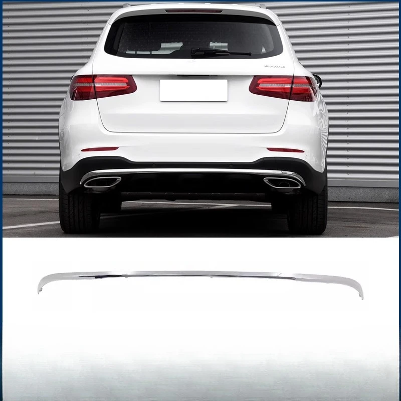 

Подходит для заднего бампера Mercedes-Benz GLC GLC260 с гальваническим покрытием GLC300, хромированная полоса GLC350, яркая полоса заднего бампера