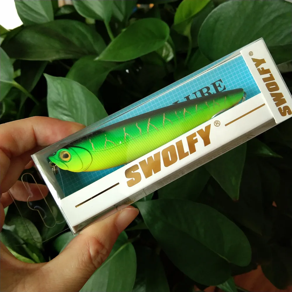 Swolfy Stickbait Paseante – Señuelo de superficie para lucio y lubina - imagen 5