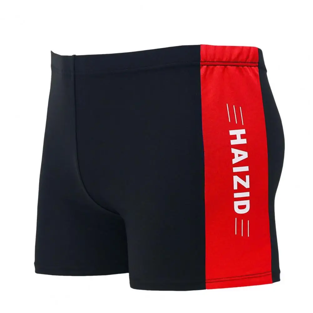 Men Swimming Trunks Water Repellent Mid-rise Men's Swim Trunks Quick Drying Breathable Swimwear Shorts for Teens Adults Side