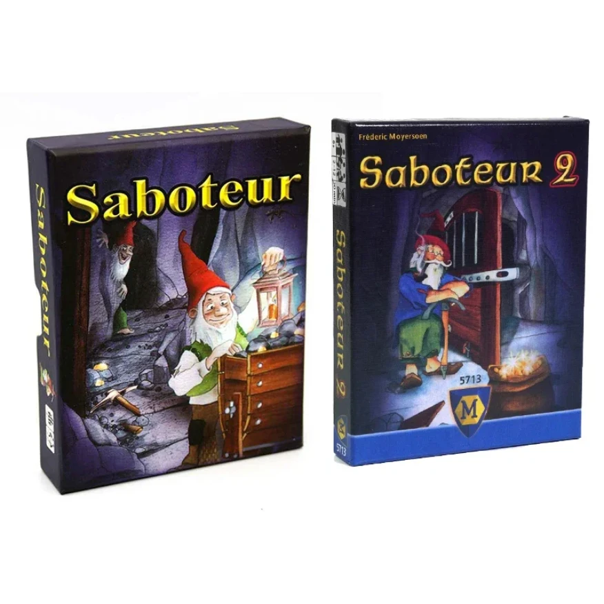 

Лидер продаж, английская настольная игра Saboteur, карты, настольные игры, забавные настольные карточные игры для семей, вечеринка, карлик, золотая шахта, копание, майнер