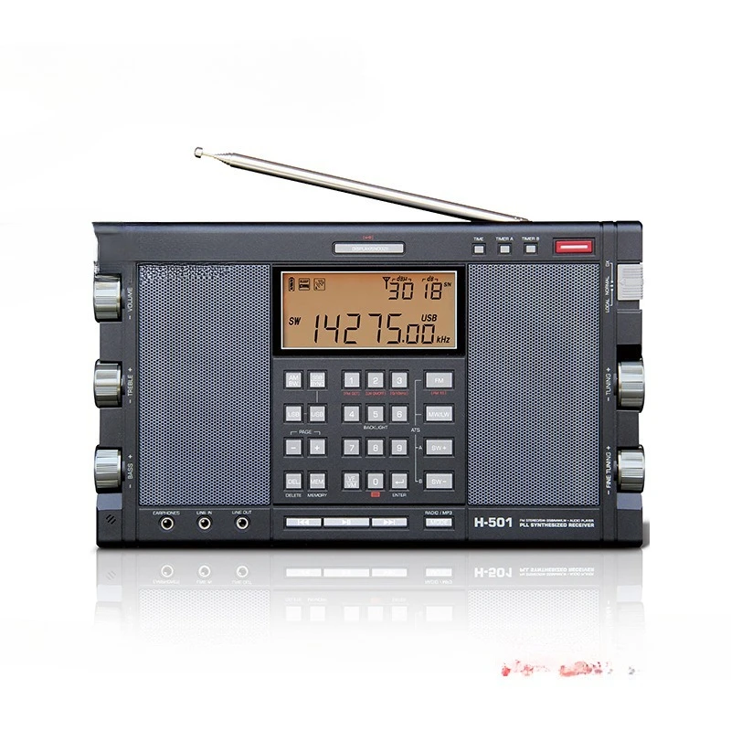 Rádio/transmissão de música portátil FM/MW/HF/SSB