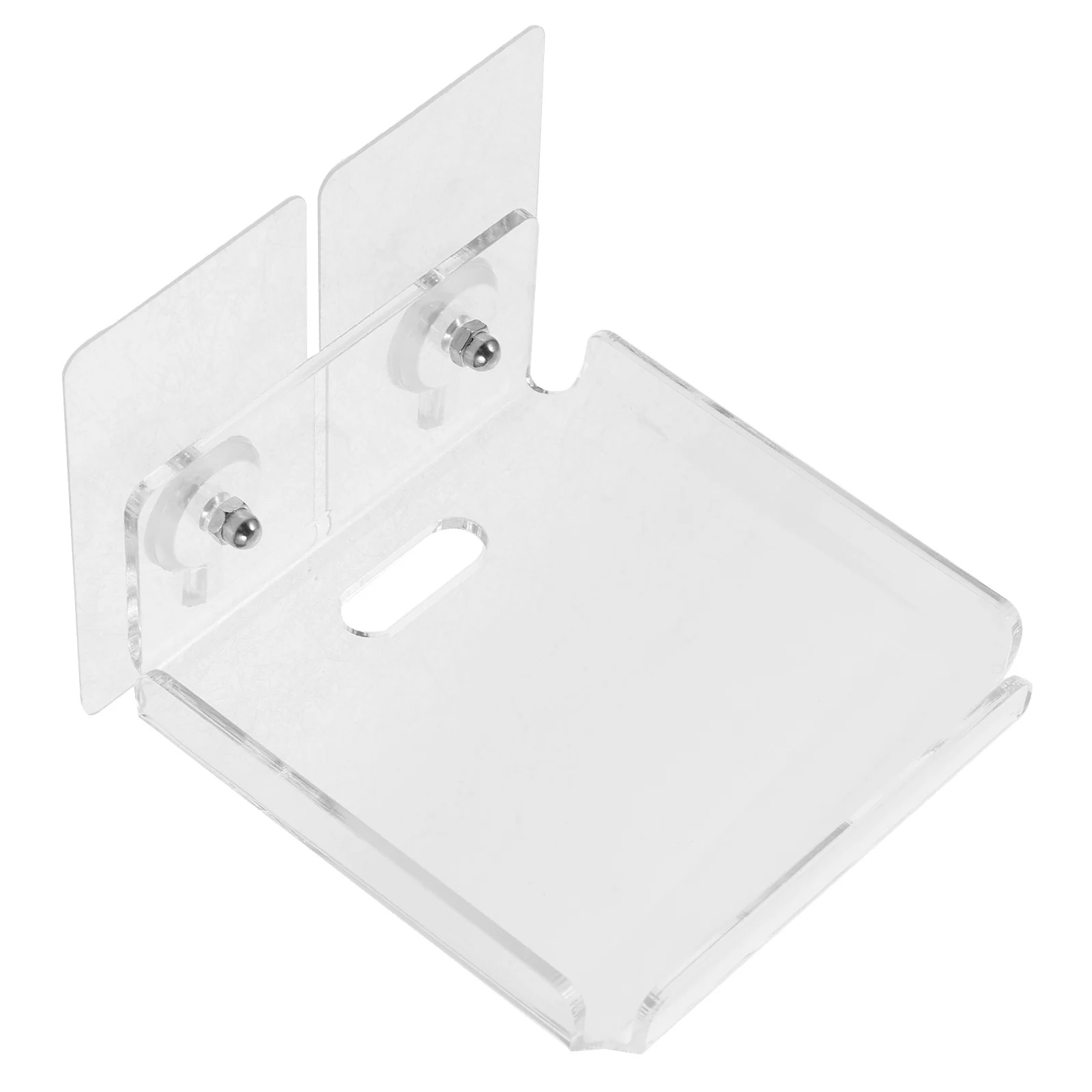 

1Set No Punching Camera Holder Wall Mounted Floating Shelf Strong Support for Security Camera Acrylic Mount Easy Setup Home Use