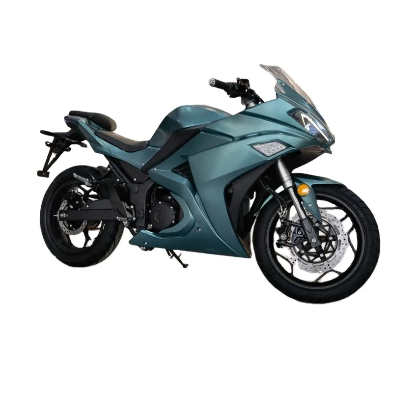 

2025 New Style Dark Matte Blue Color V6-M Pro With 8000w Center Motor 150km/h Racing Electric Motorcycle For RU