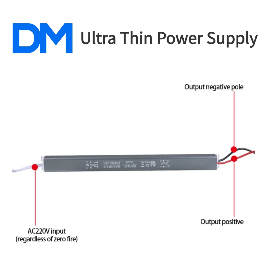 التيار المتناوب 170-265 فولت إلى تيار مستمر 12 فولت/24 فولت 18 واط 24 واط 36 واط 48 واط 60 واط 72 واط 100 واط سامسونج تحويل التيار الكهربائي LED محول سائق محولات الإضاءة