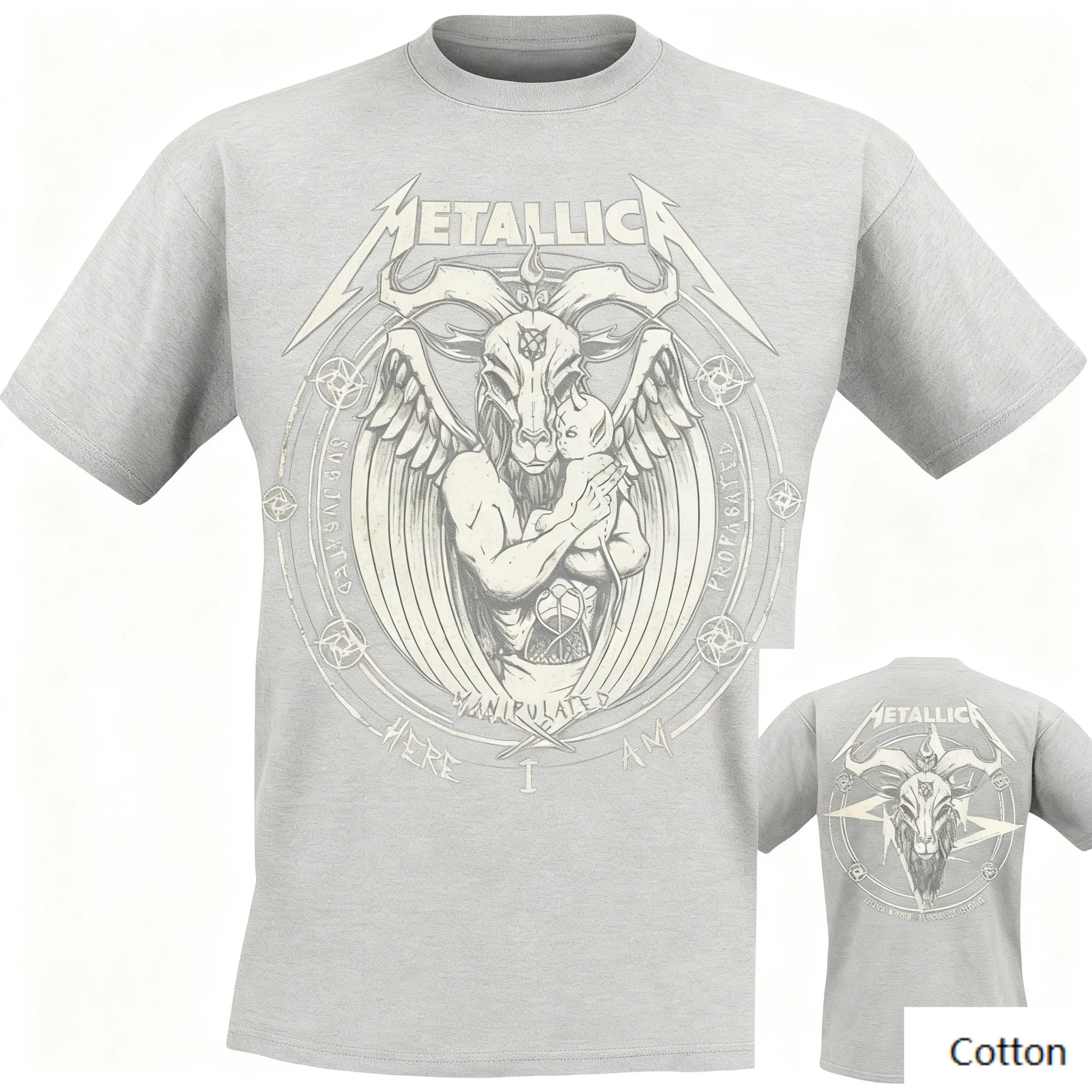 

Футболка Metallica Dark Theme, футболка Mystic Goat, незаменимая для Those Who Love Legendary Thrash Metal Fashion