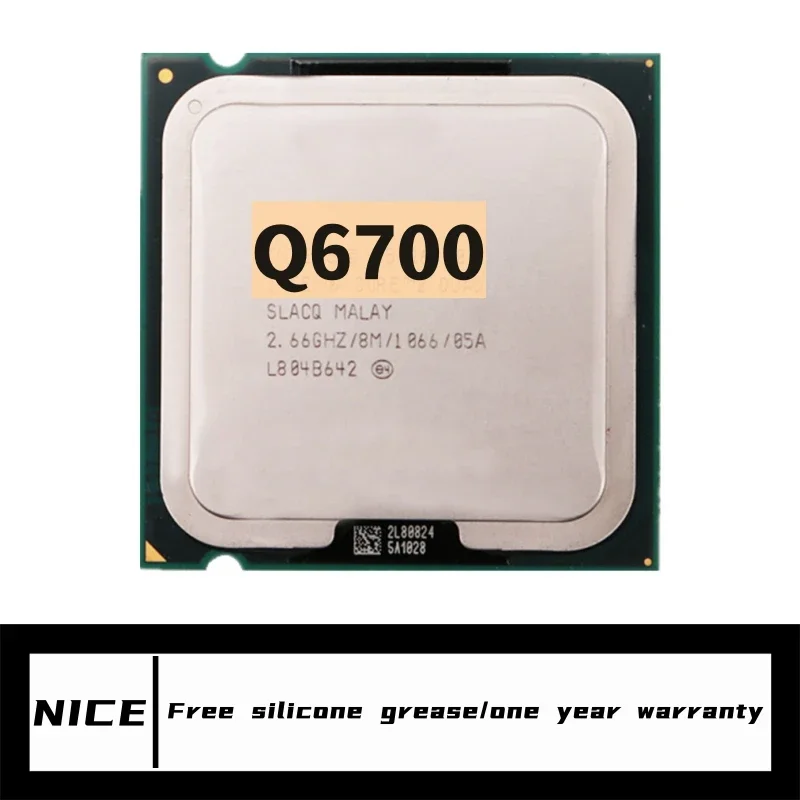 Processore CPU Quad-Core Core 2 Quad Q6700 2,6 GHz 8M 95W LGA 775