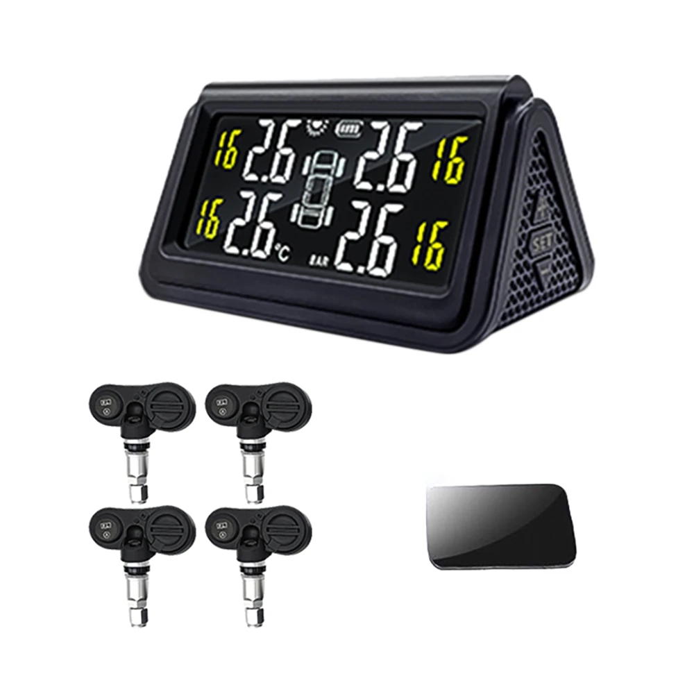 

TPMS Solar Car Tire Pressure Monitoring System 0-3.5 Bar TPMS Wheel Tyre Internal