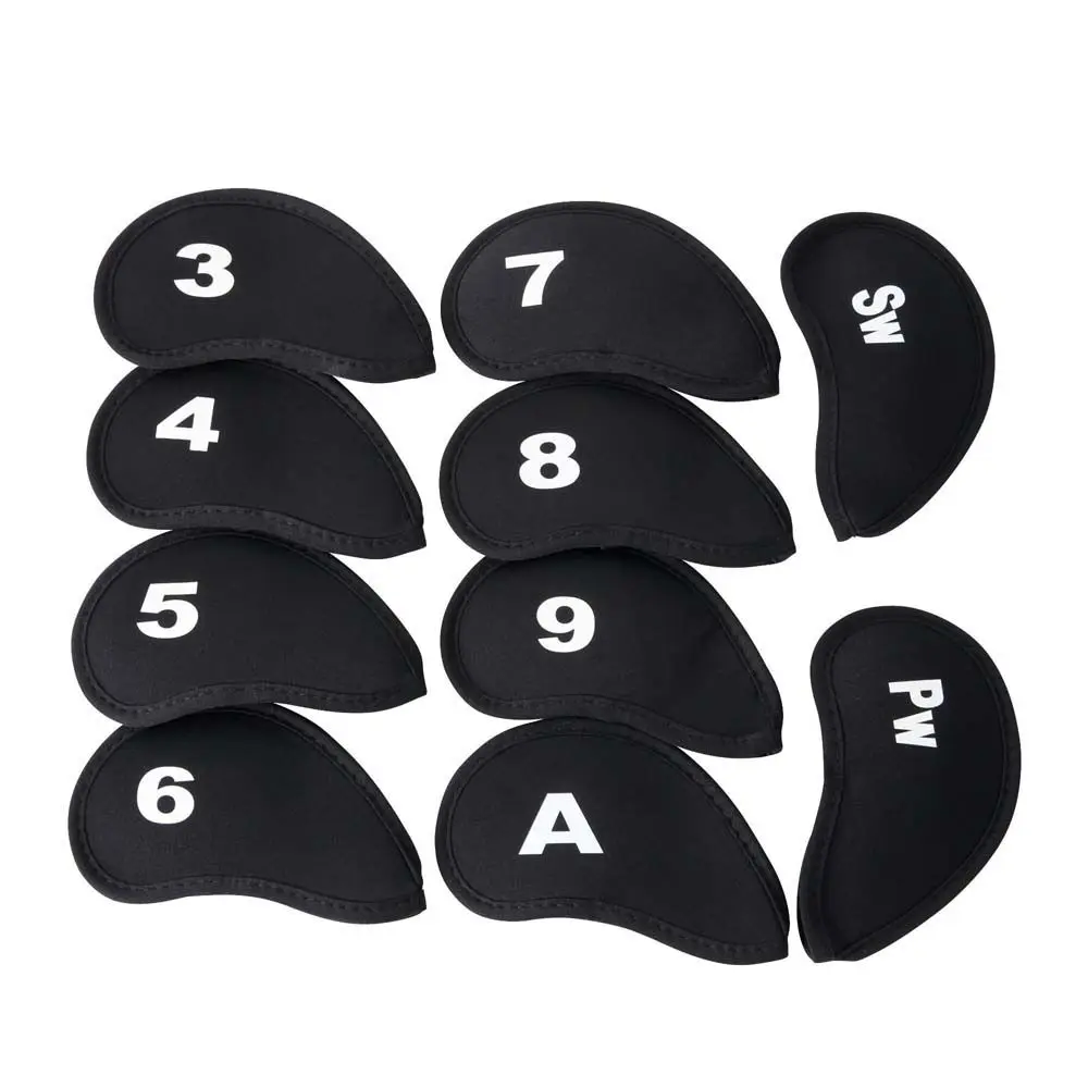 Iron Wedge Protector Golf Iron Covers Set Protective Golf Head Cover Golf Club Protector Golf Iron Headcover Iron Pole Cover