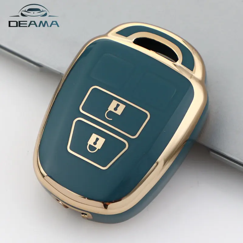 TPU Car Key Cover Case for Toyota Corolla Camry 2014 2015 2 3 4 Buttons Remote Key Shell Fob Accessories