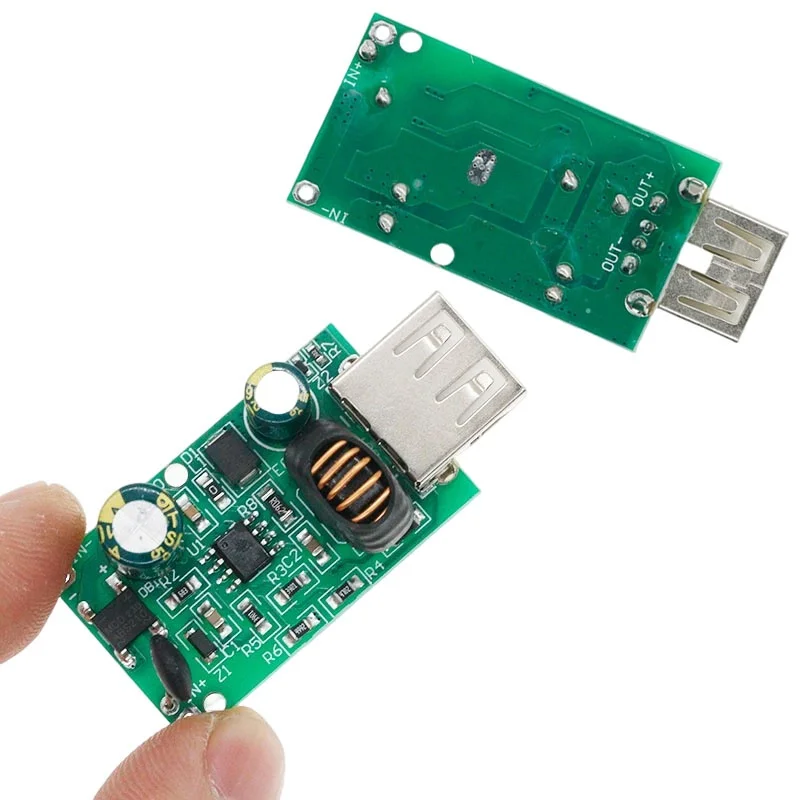 Module de charge abaisseur de tension USB 5V 2A (12V, 24V, 48V, 72V, 80V vers 5V) avec stabilisateur non isolé pour voiture et téléphone portable