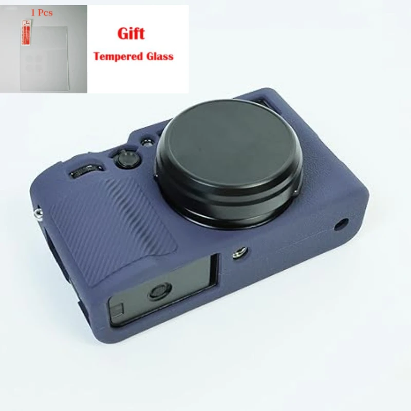 

Photography protective case, For FUJIFILM Fuji x100VI camera bag silicone protective cover x100vi shell + free tempered film