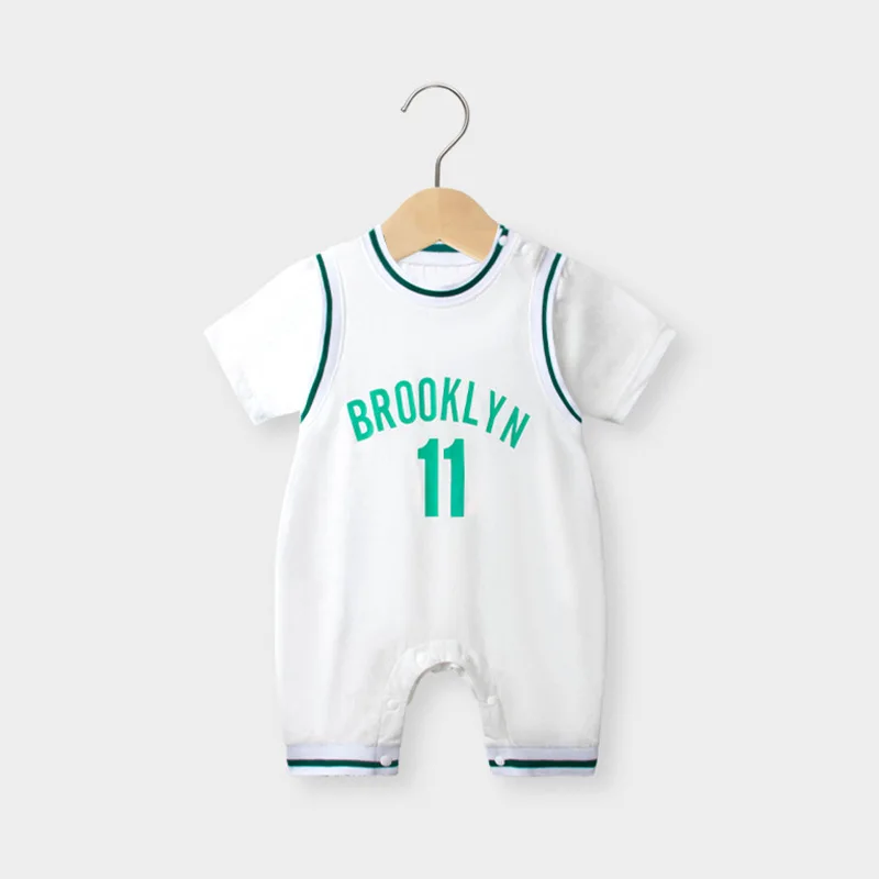 

Baby's short-sleeved clothes summer clothes thin cotton breathable ball suit baby's cute and cute one-piece romper