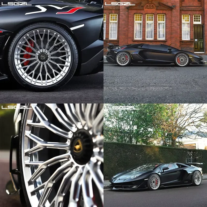 

i New Design Polished Forged Wheel 20 22 24 26 Inch Car Wheel 5x112 5x114.3 5x120 5x130 Rims Passenger Car Wheels for