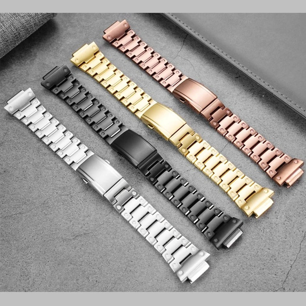 

Металлический ремешок из нержавеющей стали для часов GM-2100 gm2100, металлический ремешок для часов