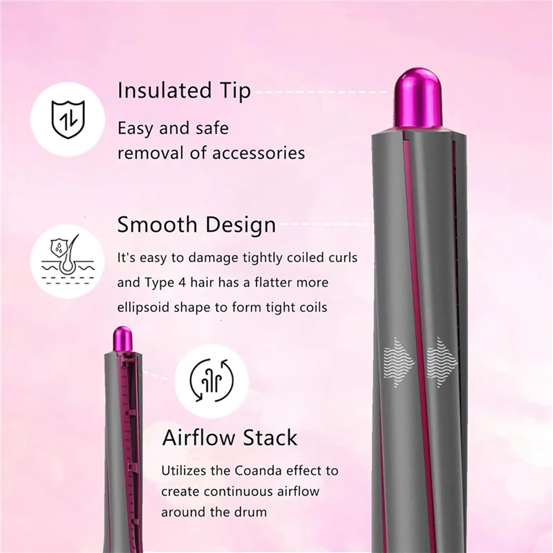 

A34R 4 шт., 20 мм, длинные щипцы для завивки, насадка для Dyson Airwrap Styler HS05 HS01, инструмент для завивки объема и формы