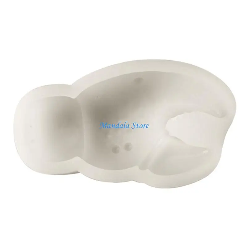 

U2JC Unique Tongs Shaped Creation Crafting Molds Silicone Ice Cream Making Molds