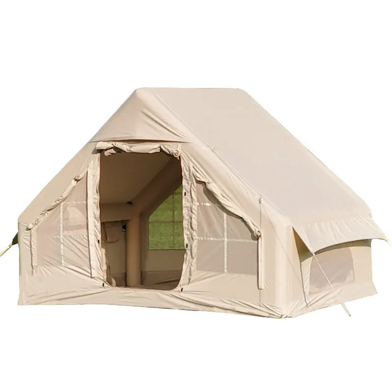 Outdoor camper air tent rental cabin cotton hut oxford fabric house tent inflatable camping tent