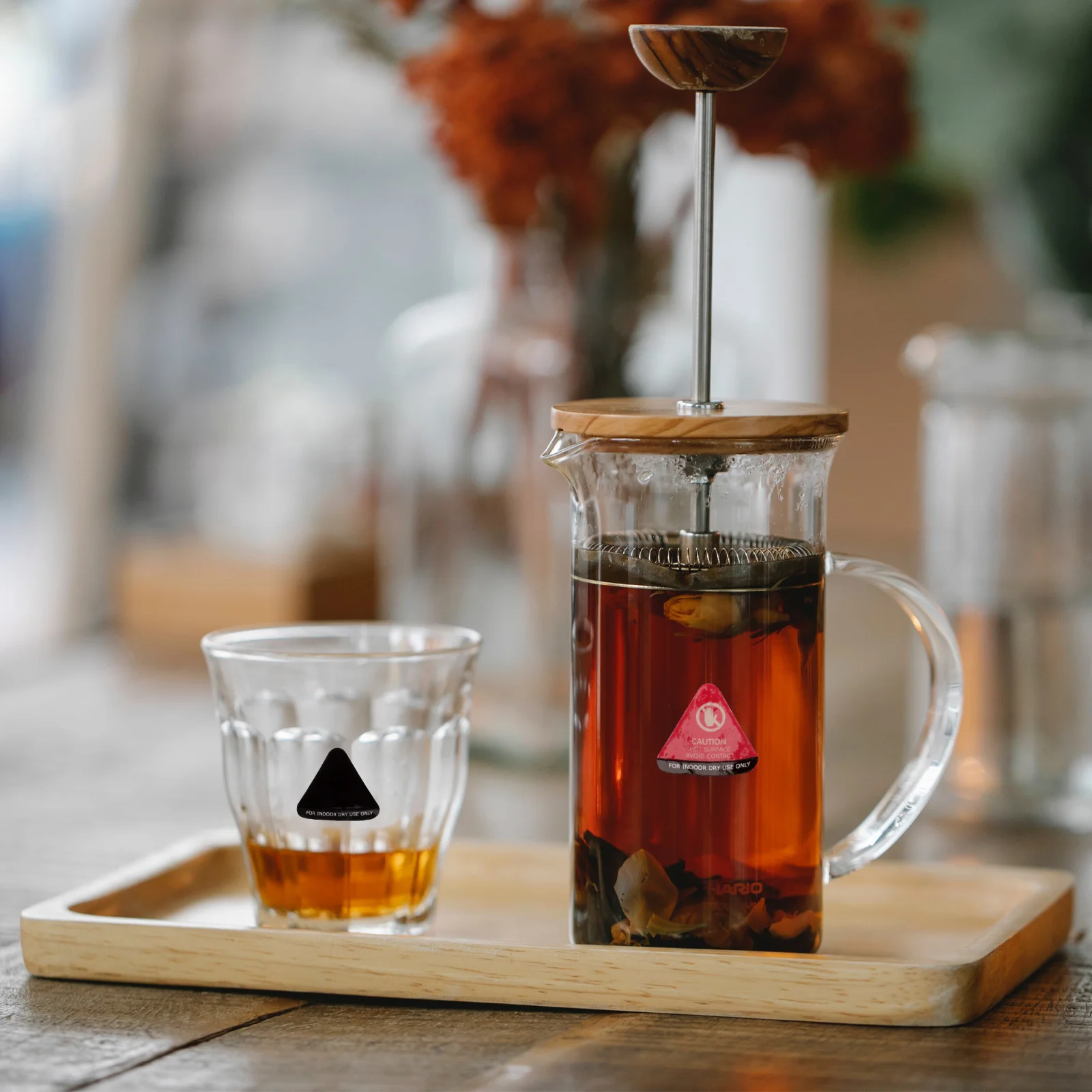 

10Pcs Temperature Reactive Warning Stickers Color Change High Heat Safety Labels Scald Warning Caution Stickers