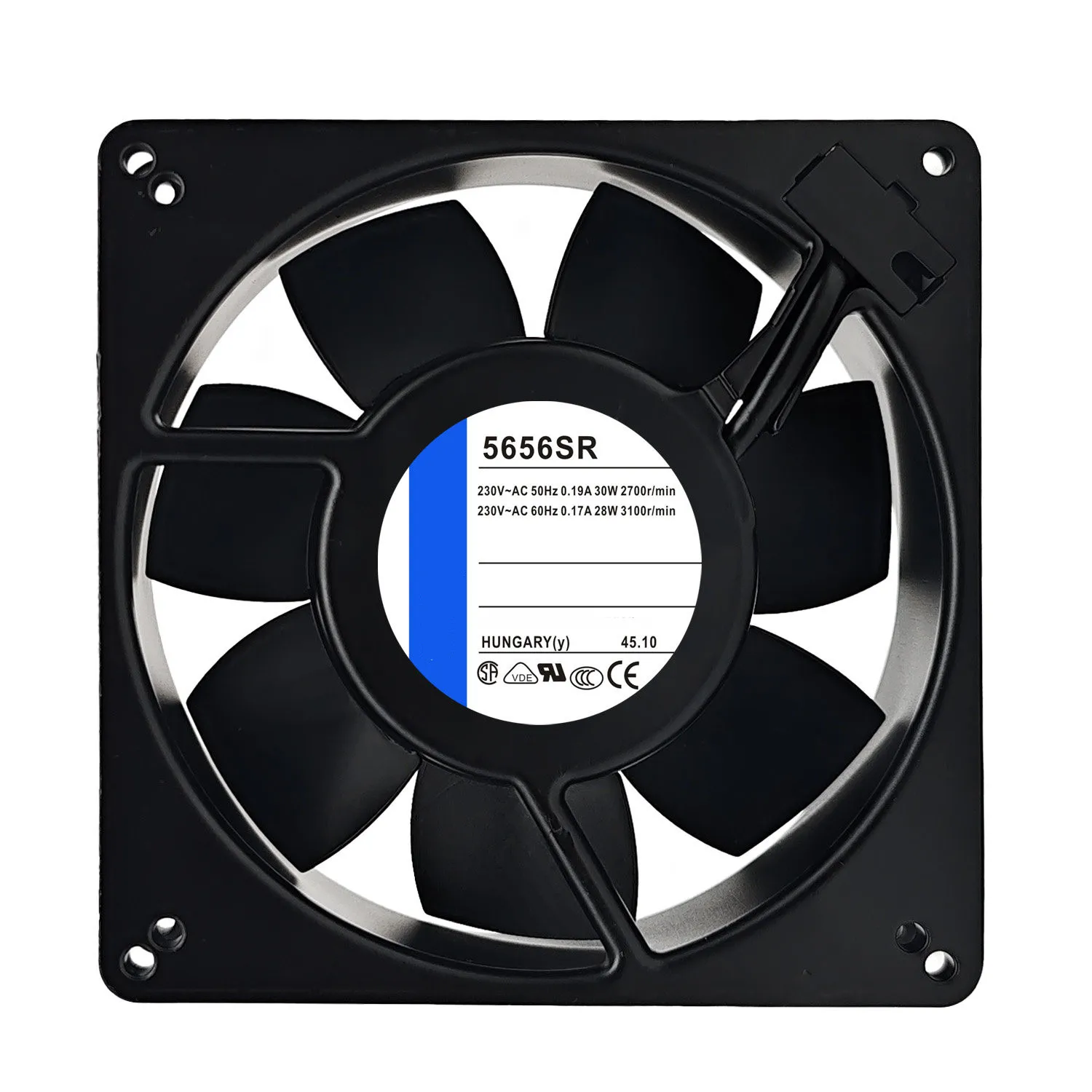 5656SR 13538 13.5cm Fan AC 230V 0.19A 30/28W 135*135*38MM 135MM 2-Pin Cooling Fan