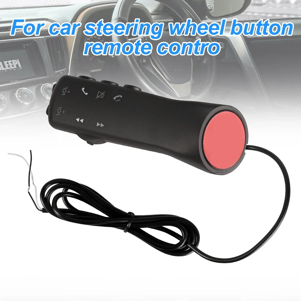 7 Key Car Steering Wheel Button Multi-functional Car Radio GPS DVD Navigation Wired Remote Control For Various Car Multimedia