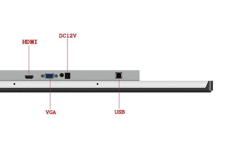 Cheap 21.5 Inch Embedded Resistive / Capacitive / IR Open Frame Industrial Touch Screen Monitor