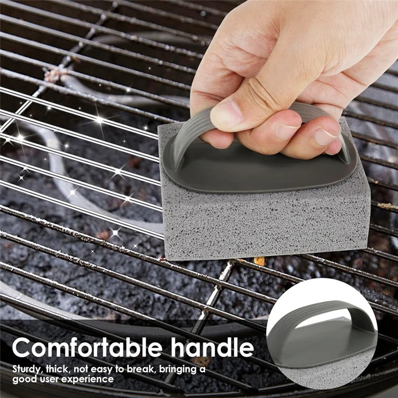 

【Perfect-Gift!】6 Pack BBQ Cleaning Tool Grill Cleaning Pumice Stone With Cleaner Brick Block Remove Grease Oil Stains For Barbeq