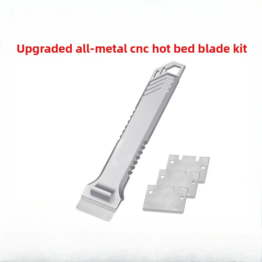 

Для Bamboo Lab P1/X1/A1 — обновленный скребок из стальной обработки с ЧПУ, инструмент для очистки парней и лезвие для 3D-принтеров