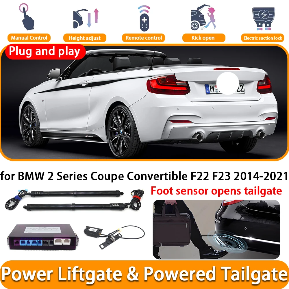 for BMW 2 Series Coupe Convertible F22 F23 2014-2021 Electric Automatic Powered Tailgate Power Liftgate System Trunk Lift Kit