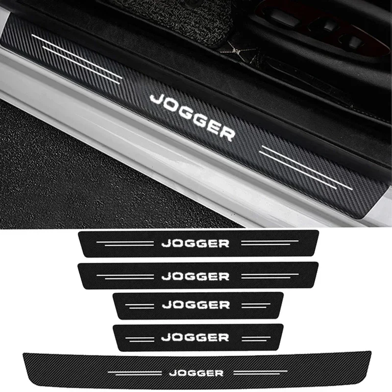 Car Threshold Strips Door Sill Protector Sticker for Dacia Jogger Logo Trunk Bumper Guards Trim Anti Scratch Tape Accessories view 4