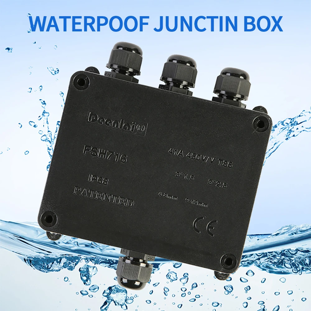 Boîte de jonction externe IP68 - Outdoor Power Cable Junction Box avis et prix