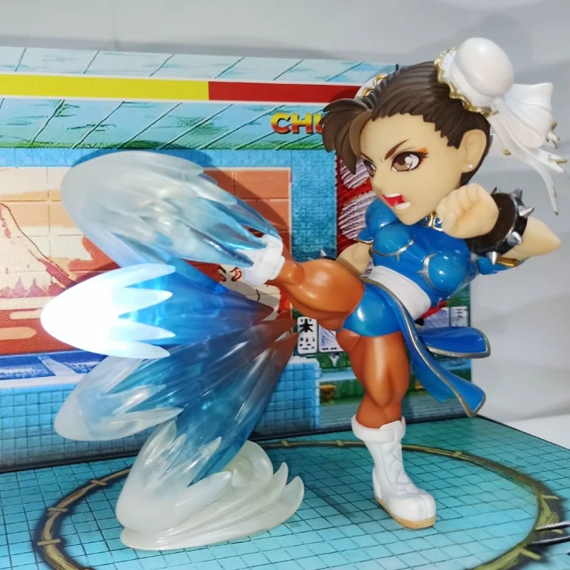 New Arrival Street Fighter Anime Figure Chunli Action Figure Hyakuretsukya Chunli Statue Collectible Desktop Decor Festival Gift