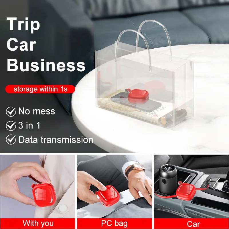 3 في 1 كابل شحن سريع كابل بيانات لمايكرو نوع C كابل شاحن USB سلك لهواوي ممن لهم فيفو شاومي سامسونج كابل بيانات #5