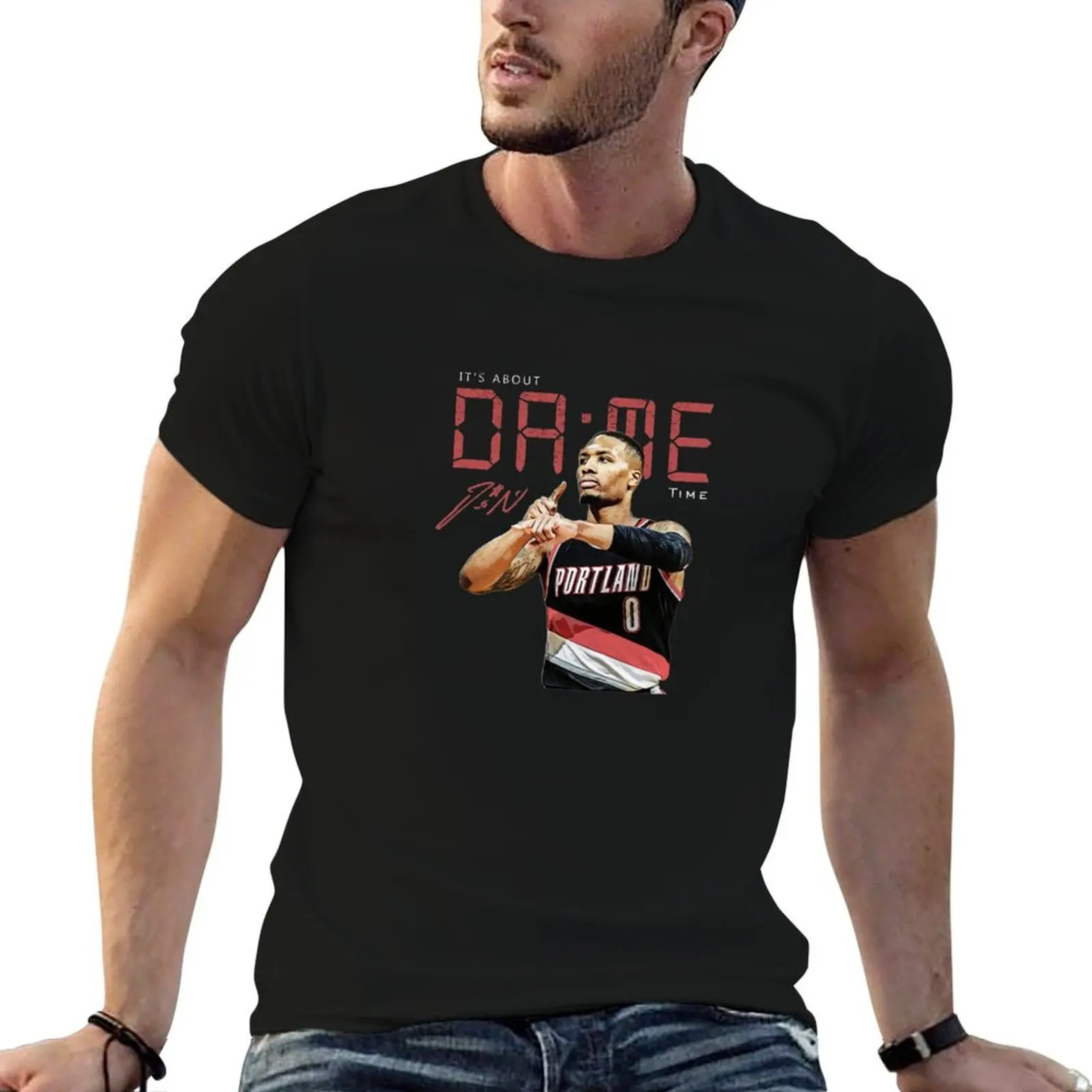 Dame time T-Shirt Soft Lightweight Cotton T-Shirt