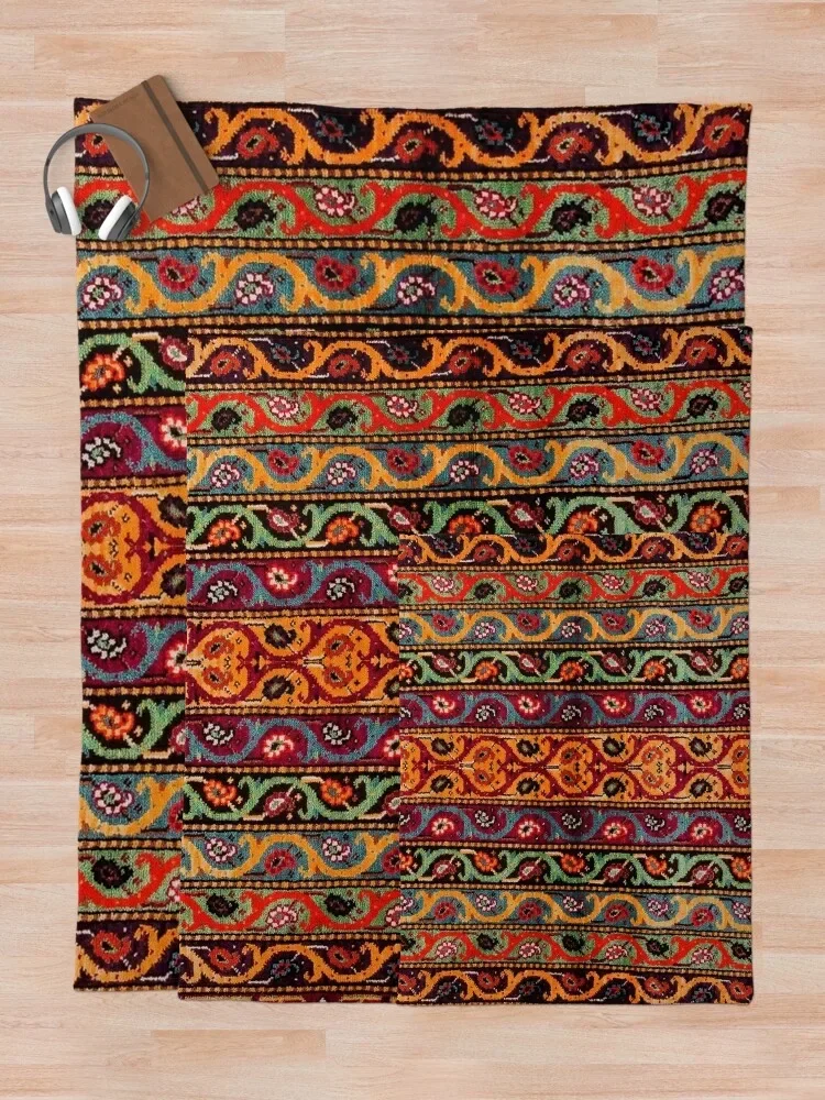 بطانية رمي بتصميم فني بوهيمي ، بطانيات ناعمة منفوشة ، بطانيات شتوية دافئة ، متعددة الألوان