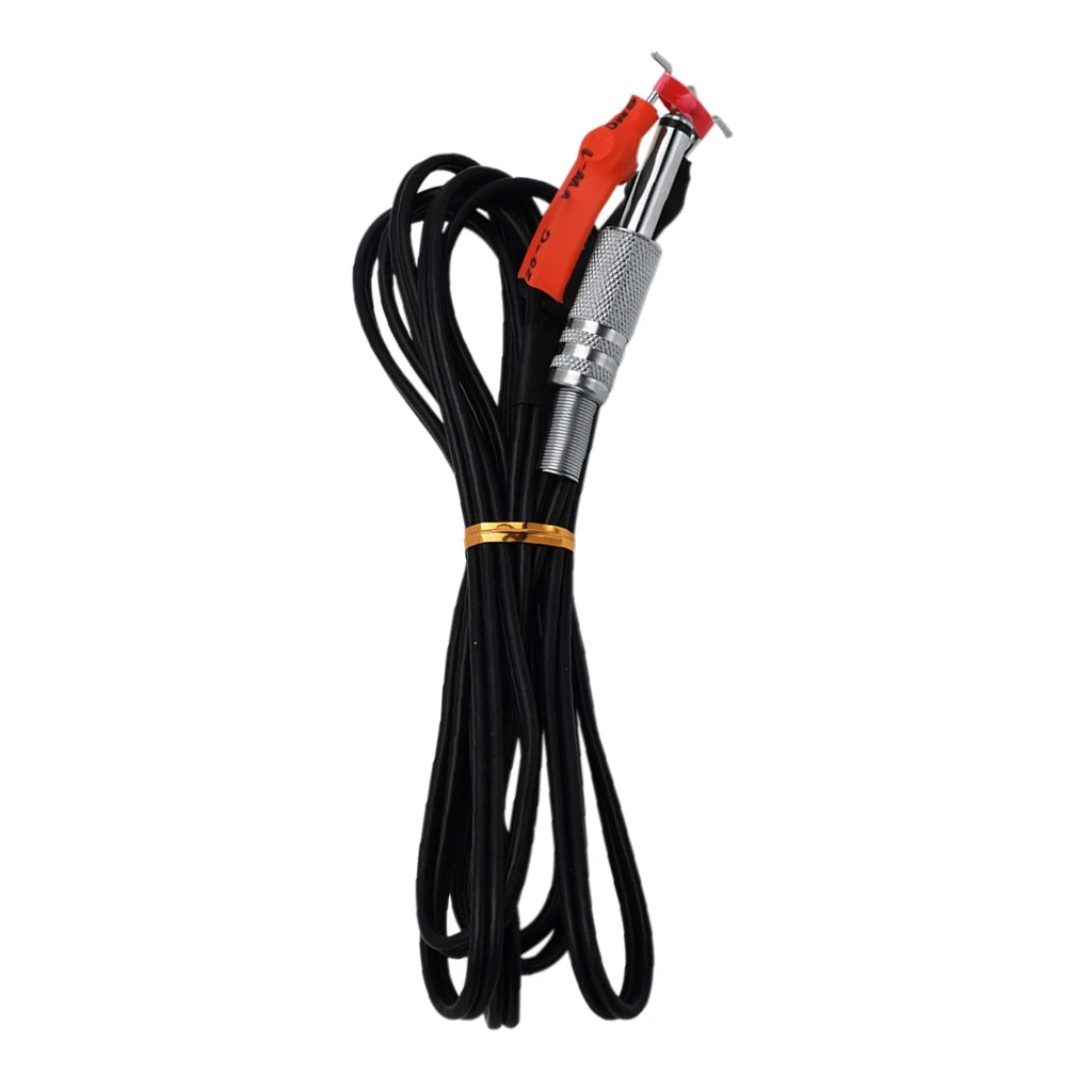 Durable Premium Quality 1.8 m Silicone Soft Clip Cord for Machines Supplies Black