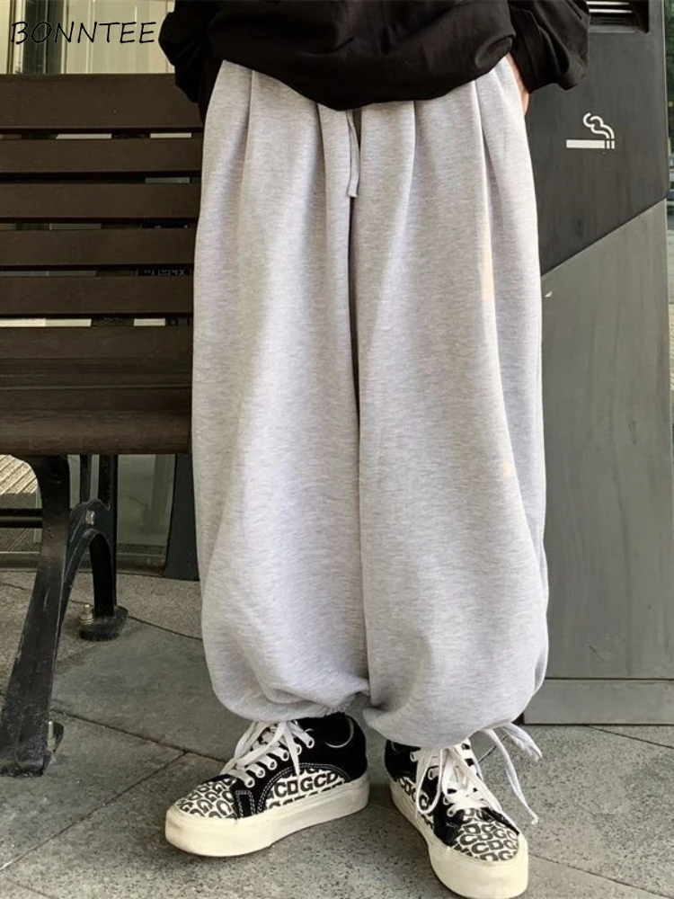 

Однотонные брюки мужские ретро модные свободные широкие брюки весенние с высокой талией американский стиль универсальный дизайн комфорт модный повседневный шик