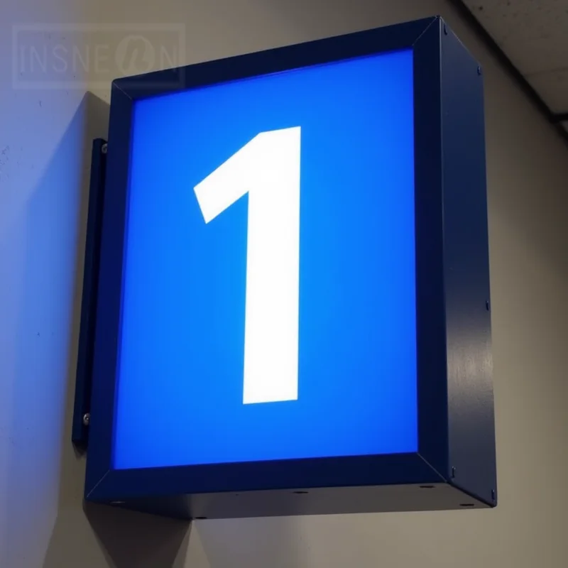 

Custom Outdoor Business LED Light Box Sign Waterproof Acrylic Double Sided Storefront Signage Wall Mounted