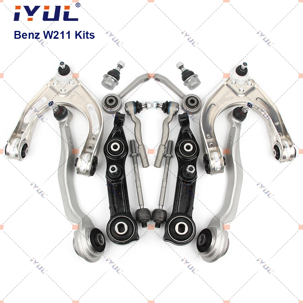 A Pair Front Axle Outer Steering Tie Rod Ends Ball Joint For Mercedes Benz E Class W211 S211 CLS C219 2113300103 2113300203