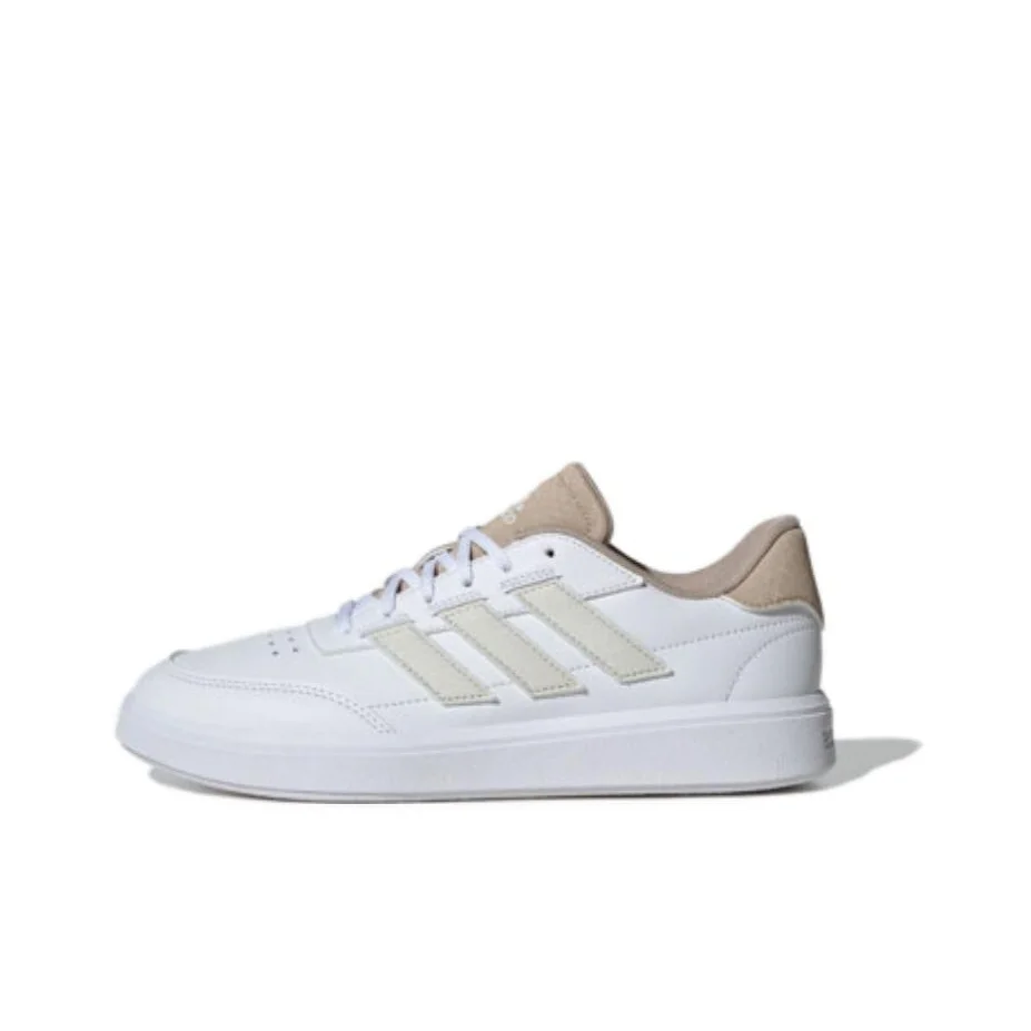 Adidas COURTBLOCK Chaussures de skateboard basses antidérapantes et résistantes à l'abrasion pour femme, blanc