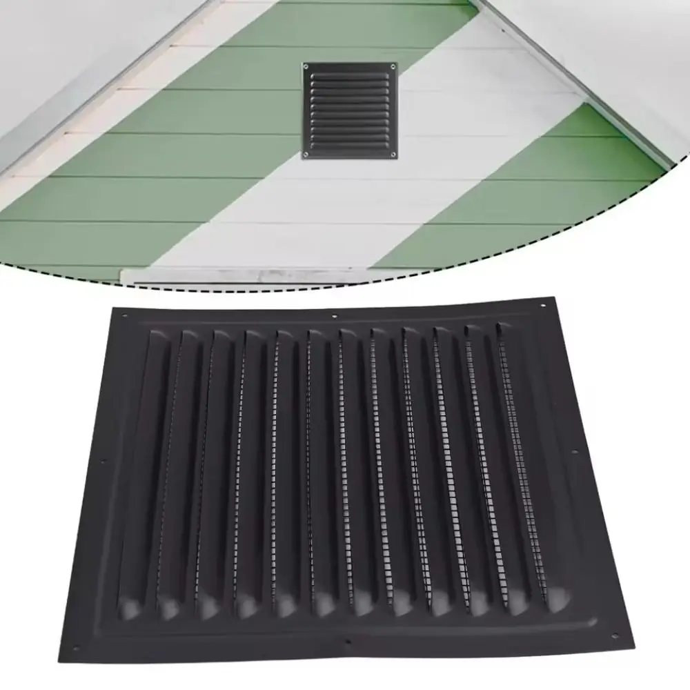 Aluminum Alloy Air Vent Grille Heating Cooling Vents Plate Air System Net Cover Screen Window Square Vent Metal